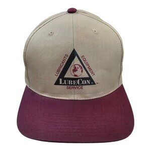 LubeCon Equipment Service Adjustable Snapback Cap Vintage Trucker Baseball Hat